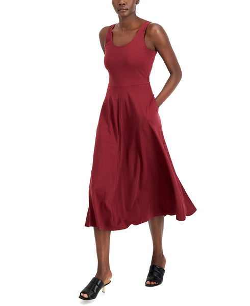 Alfani Petite Scoop Neck Sleeveless Dress